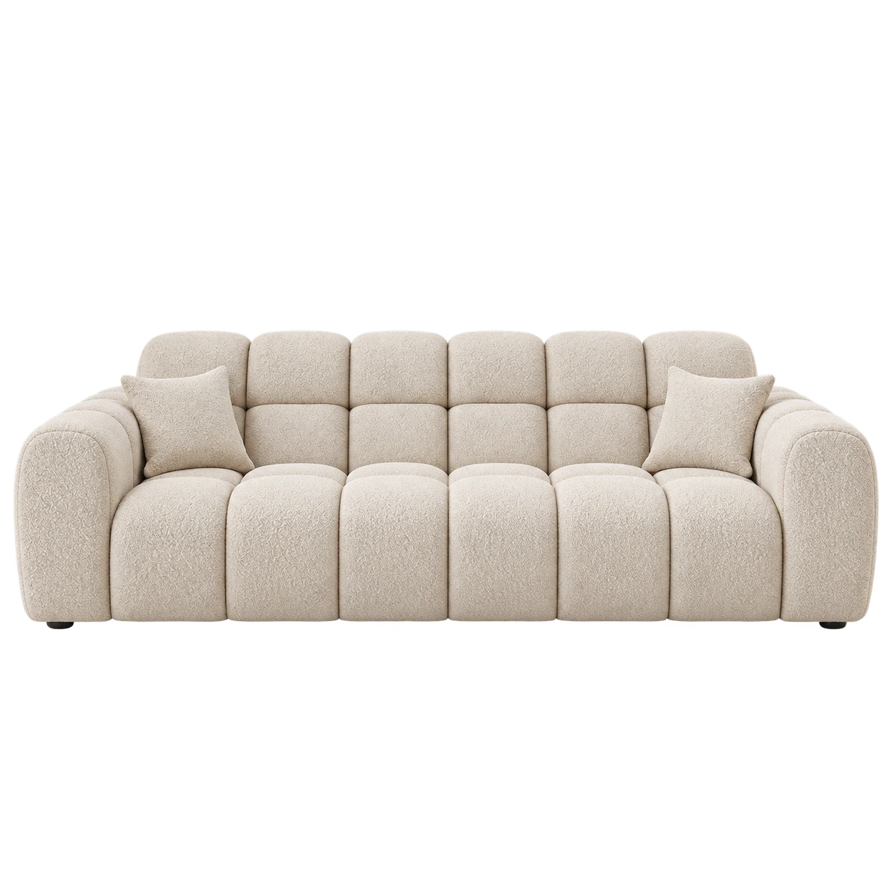 Nuage 3-seater in Cloud, on a plain background