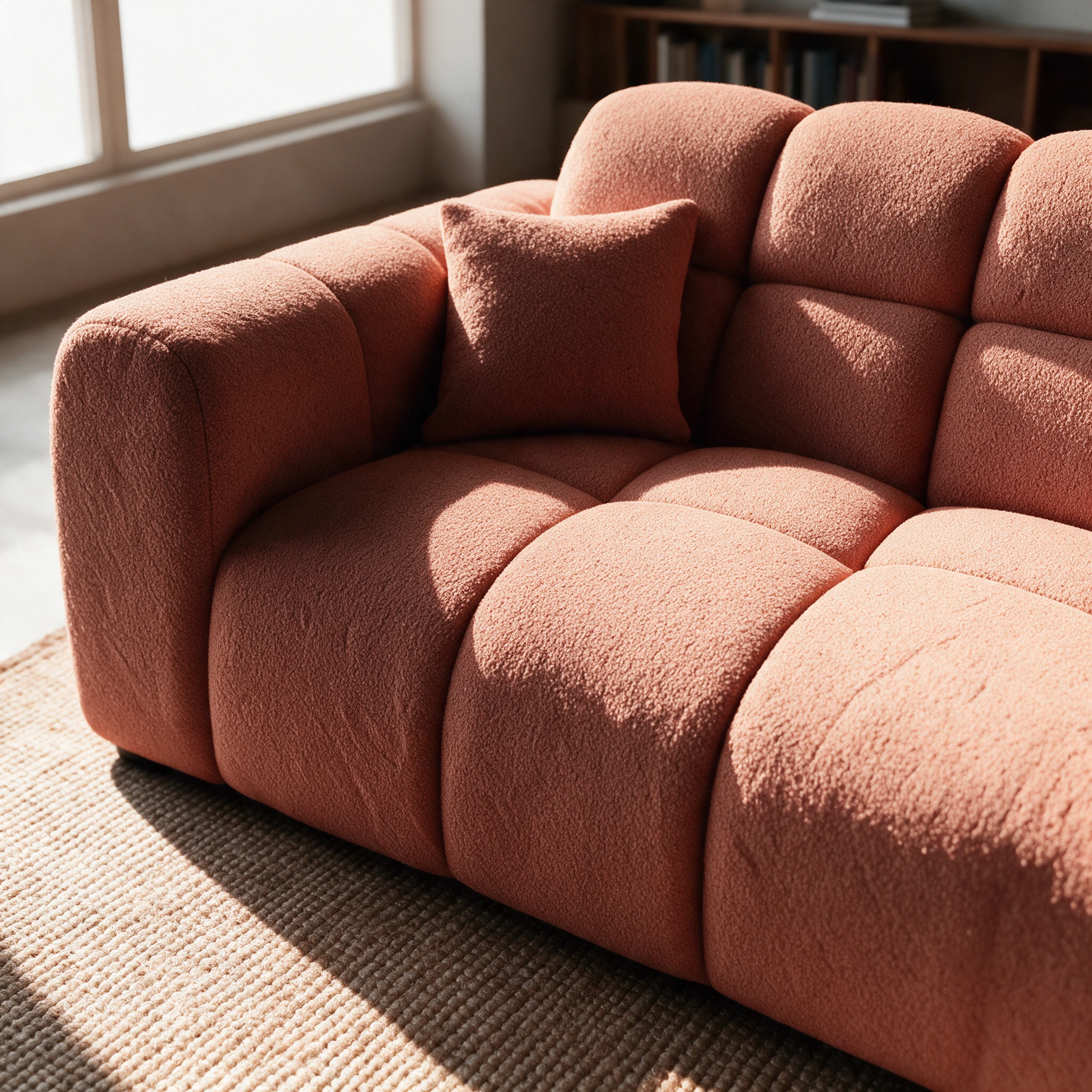 Nuage in Apricot, close-up
